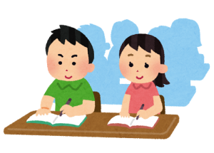 教室で勉強をする子どもたち